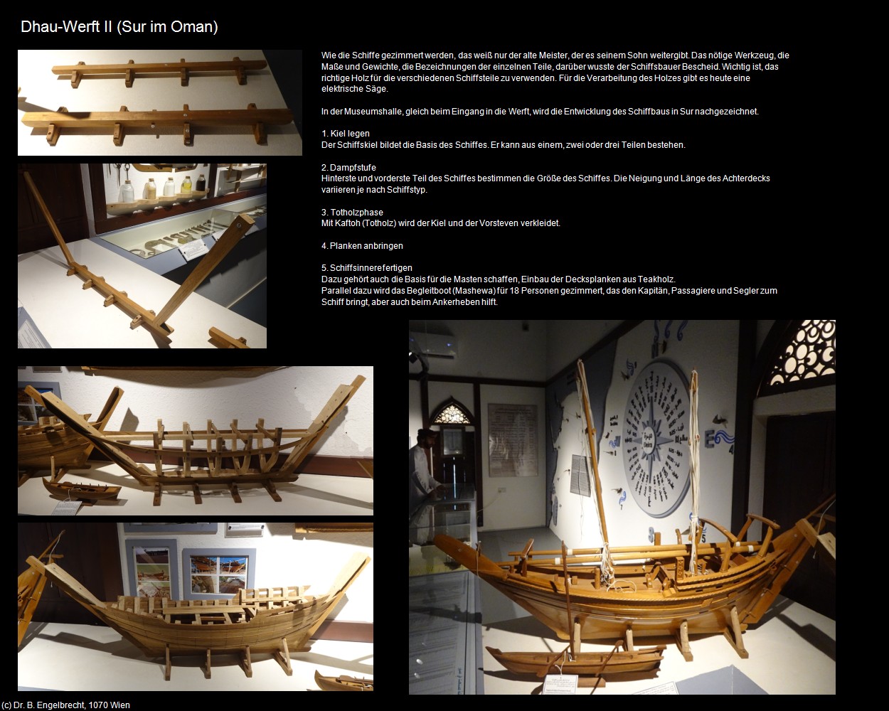 Dhau-Werft II (Sur im Oman) in Kulturatlas-Arab.Emirate+Oman