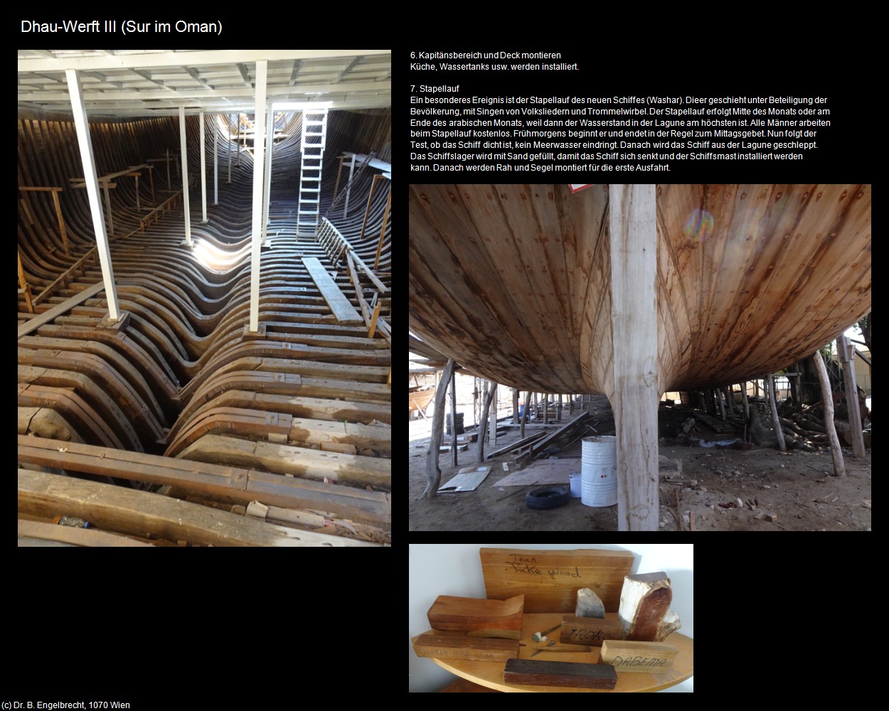 Dhau-Werft III (Sur im Oman) in Kulturatlas-Arab.Emirate+Oman