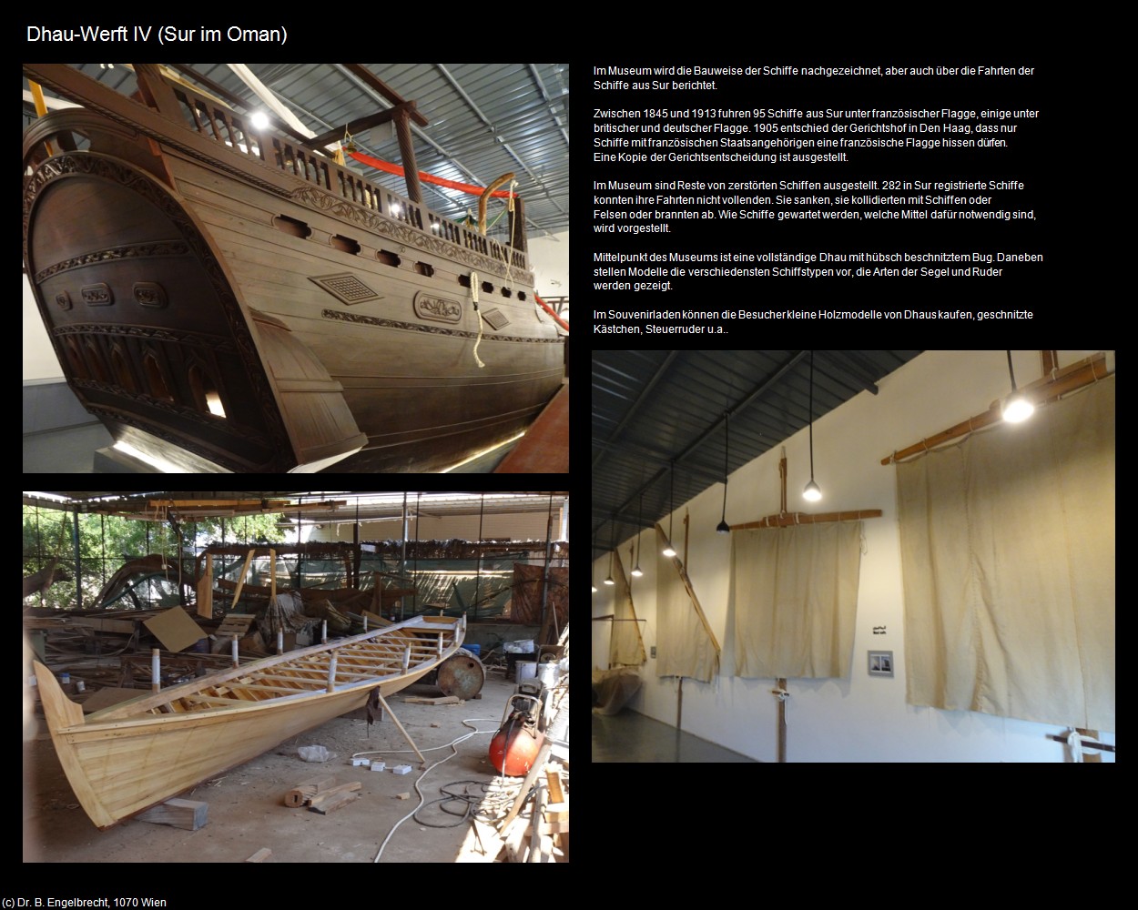 Dhau-Werft IV (Sur im Oman) in Kulturatlas-Arab.Emirate+Oman