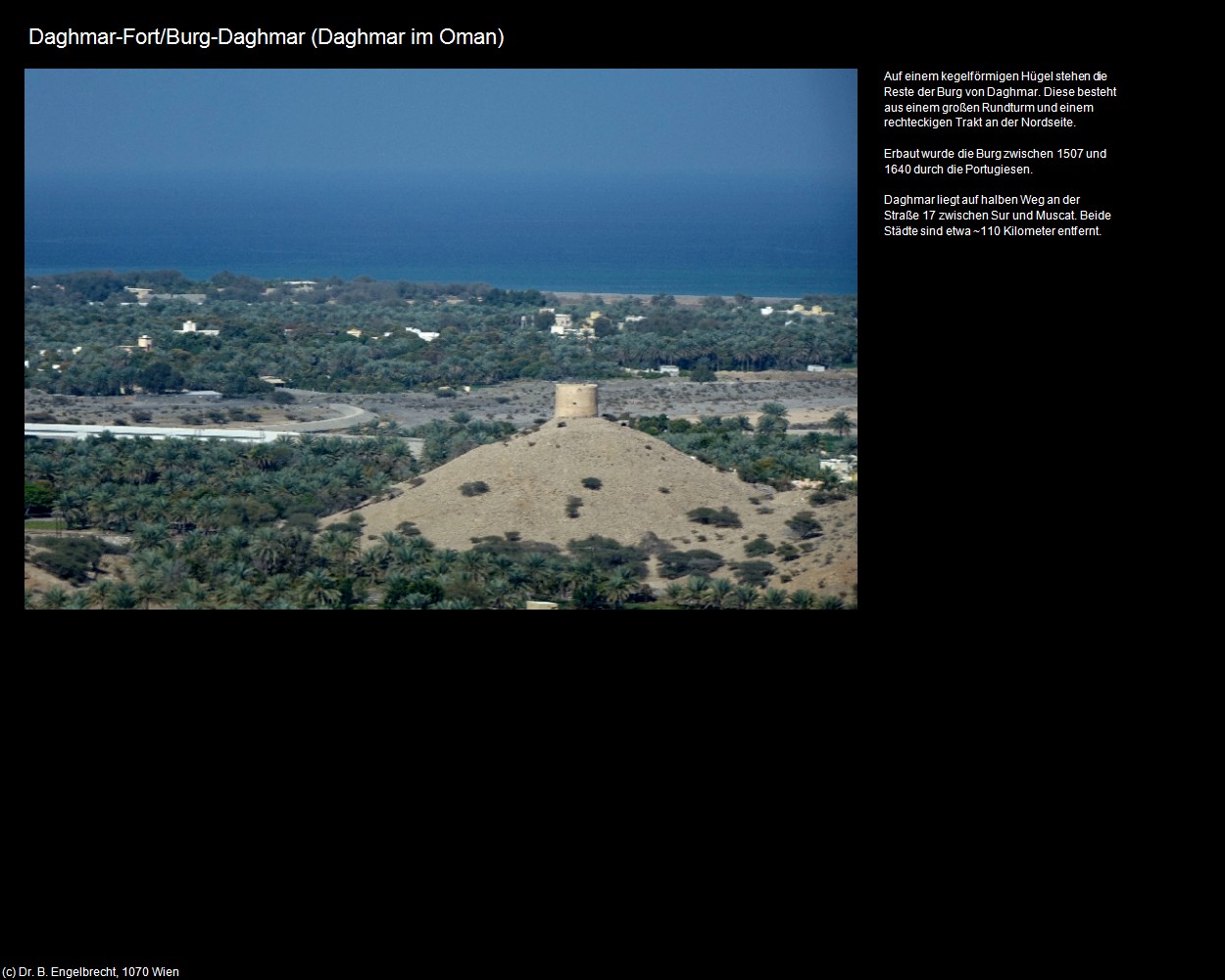 Burg-Daghmar (Daghmar im Oman) in Kulturatlas-Arab.Emirate+Oman