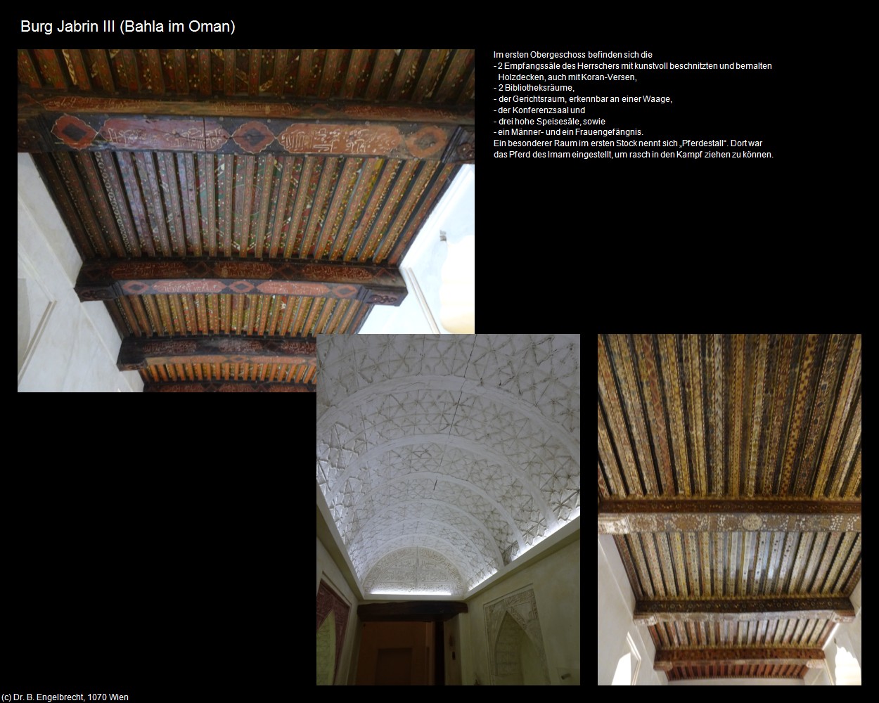 Burg Jabrin III (Bahla im Oman) in Kulturatlas-Arab.Emirate+Oman