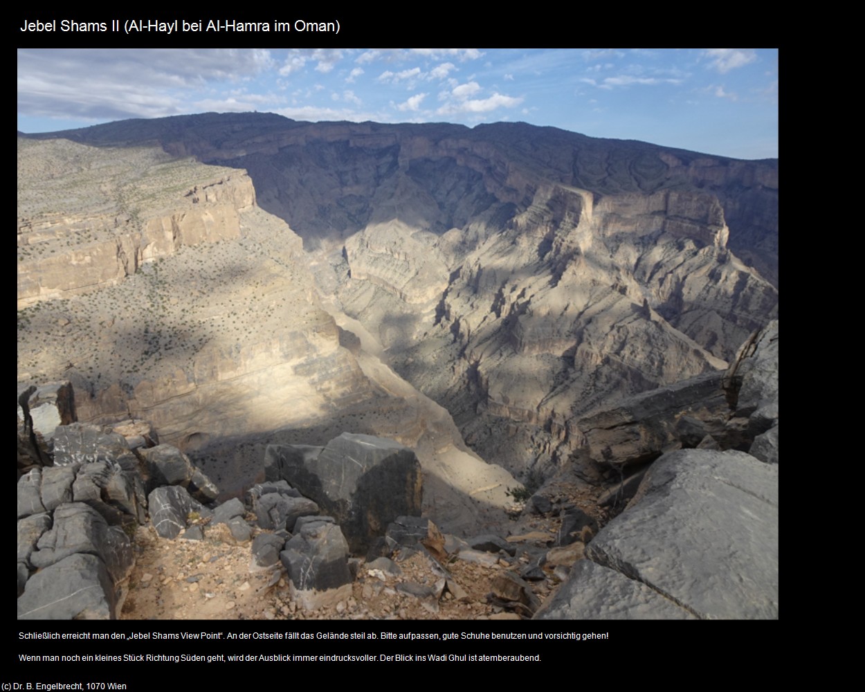 Jebel Shams II (Al-Hayl) (Al-Hamra im Oman) in Kulturatlas-Arab.Emirate+Oman