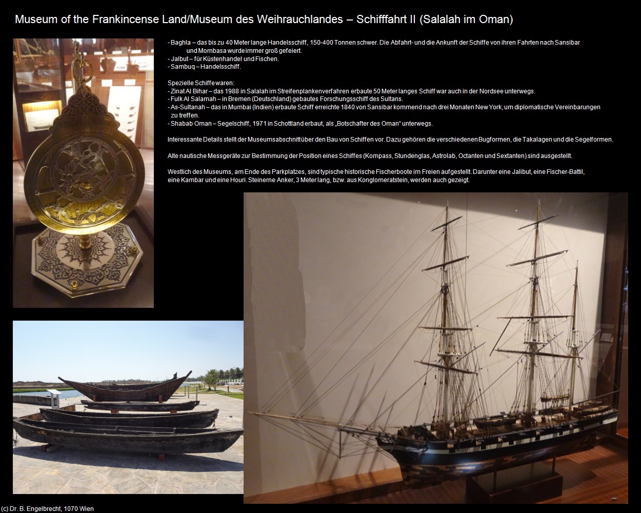 Museum des Weihrauchlandes - Seefahrt II (Salalah im Oman) in Kulturatlas-Arab.Emirate+Oman