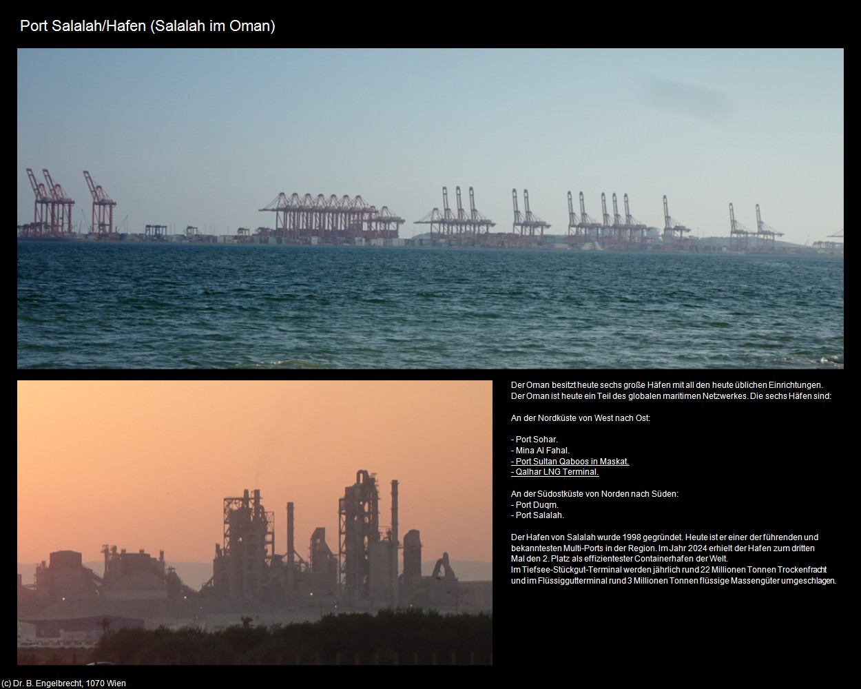 Port Salalah/Hafen Salalah (Salalah im Oman) in Kulturatlas-Arab.Emirate+Oman(c)B.Engelbrecht