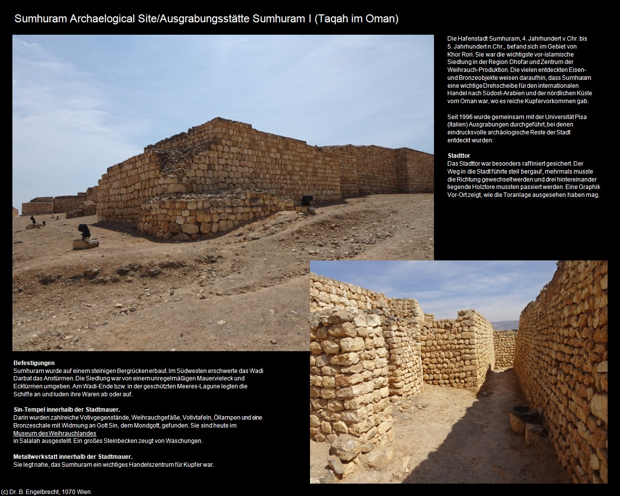 Ausgrabungsstätte Sumhuram I (Taqah im Oman) in Kulturatlas-Arab.Emirate+Oman(c)B.Engelbrecht