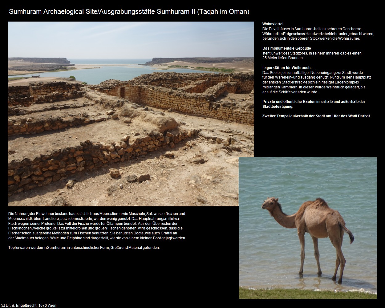 Ausgrabungsstätte Sumhuram II (Taqah im Oman) in Kulturatlas-Arab.Emirate+Oman