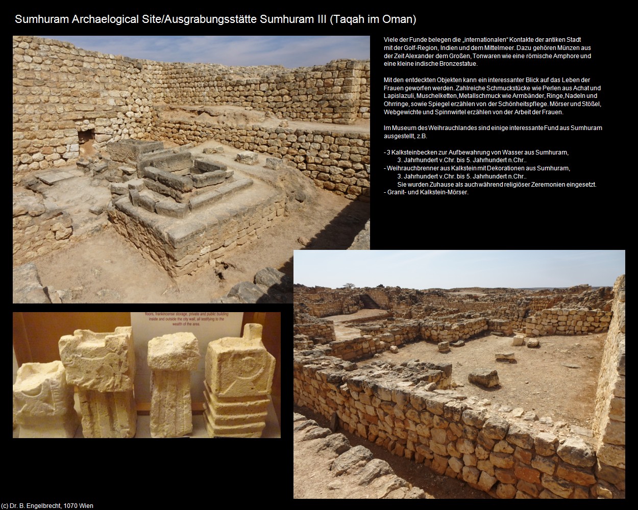 Ausgrabungsstätte Sumhuram III (Taqah im Oman) in Kulturatlas-Arab.Emirate+Oman