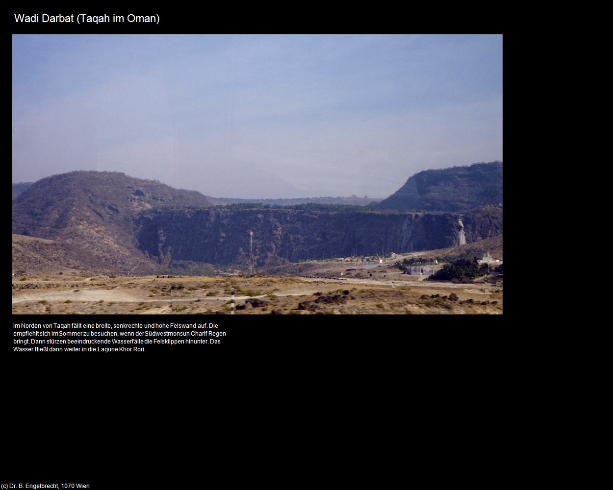 Wadi Darbat (Taqah im Oman) in Kulturatlas-Arab.Emirate+Oman
