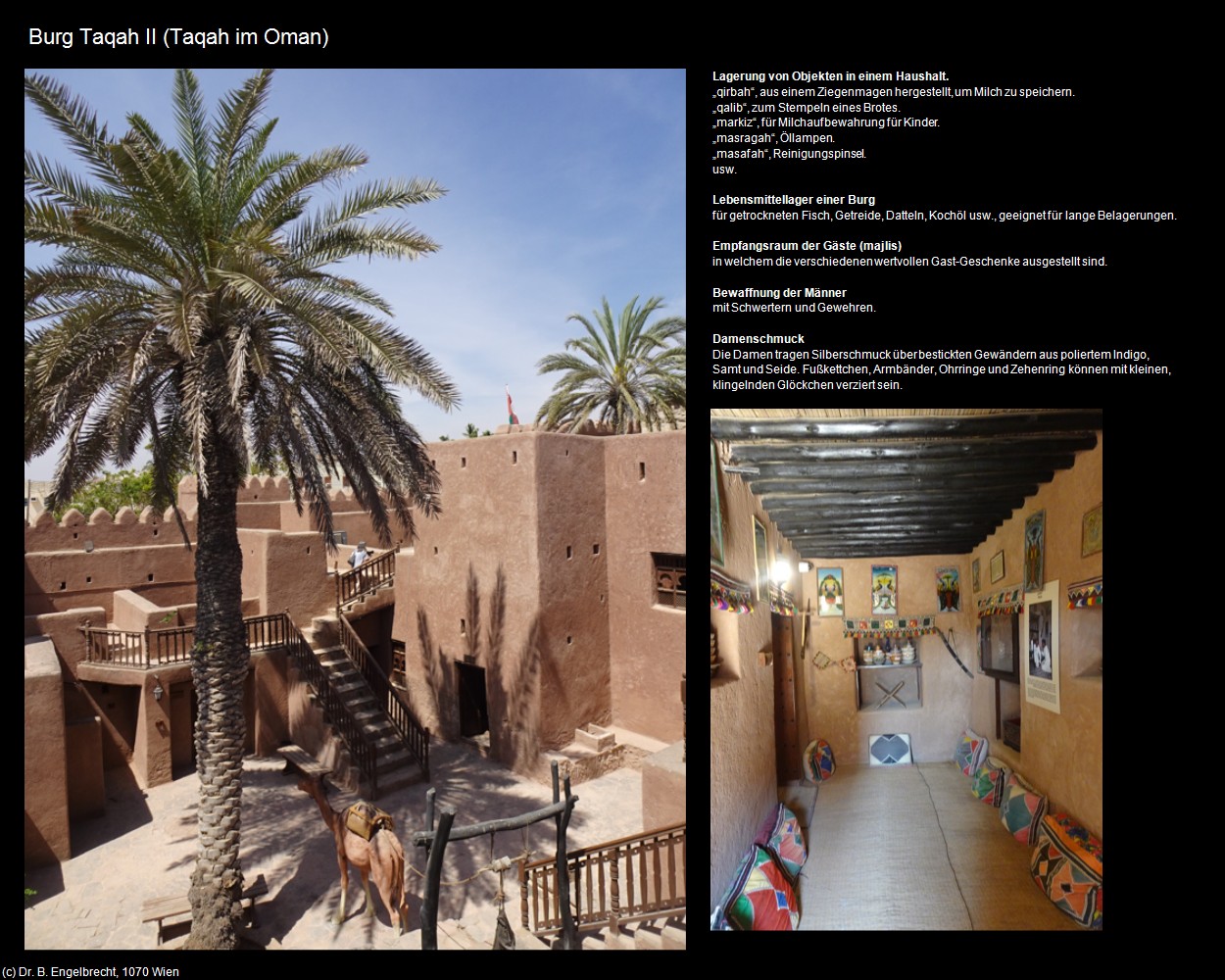 Burg Taqah II (Taqah im Oman) in Kulturatlas-Arab.Emirate+Oman