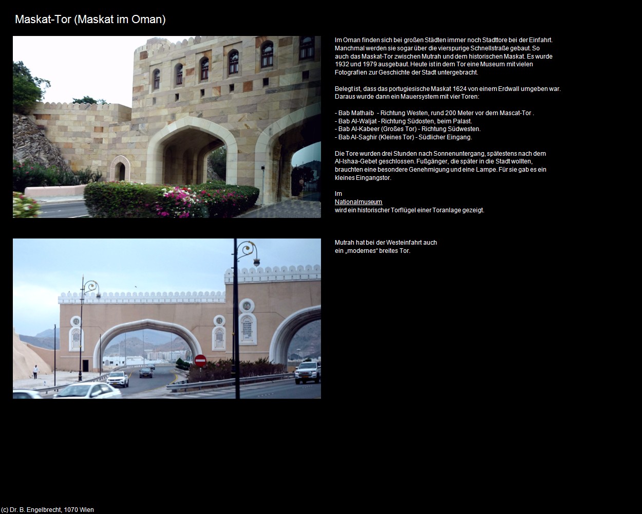 Maskat-Tor (Maskat im Oman) in Kulturatlas-Arab.Emirate+Oman(c)B.Engelbrecht