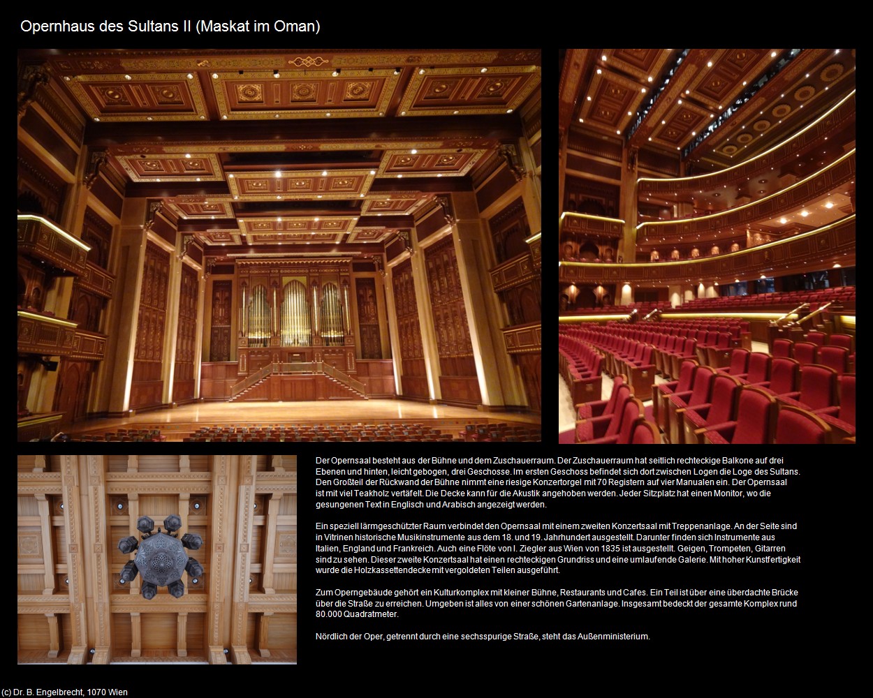Opernhaus des Sultans II (Maskat im Oman) in Kulturatlas-Arab.Emirate+Oman