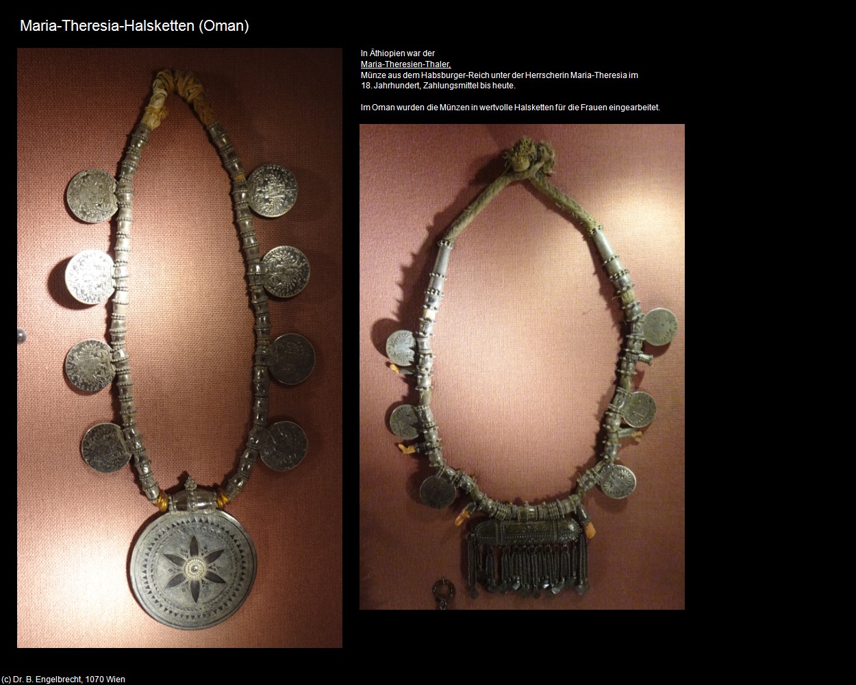 Maria-Theresia-Halsketten (+Oman) in Kulturatlas-Arab.Emirate+Oman(c)B.Engelbrecht