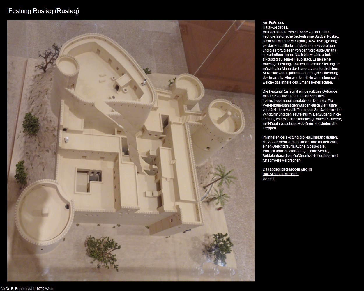 Festung Rustaq (Rustaq im Oman) in Kulturatlas-Arab.Emirate+Oman(c)B.Engelbrecht