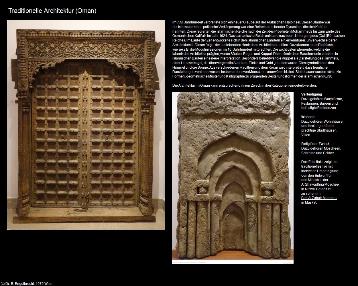 Traditionelle Architektur (+Oman) in Kulturatlas-Arab.Emirate+Oman(c)B.Engelbrecht
