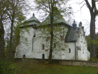 Ehem. orthodoxe Wehrkirche hl. Nikolaus (Posada Rybotycka bei Gmina Fredropol)
