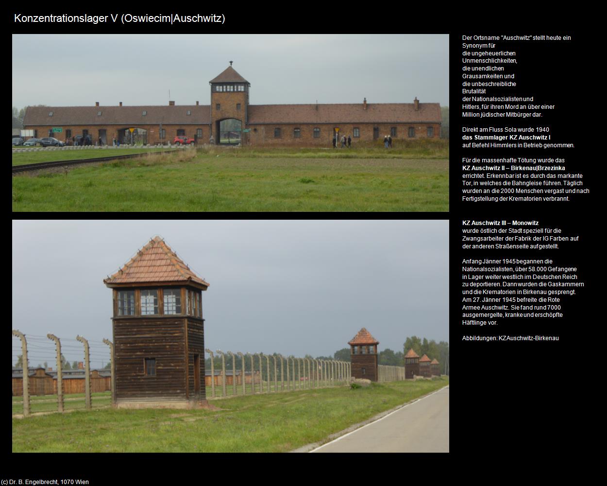 Konzentrationslager V  (Oswiecim|Auschwitz) in POLEN-Galizien