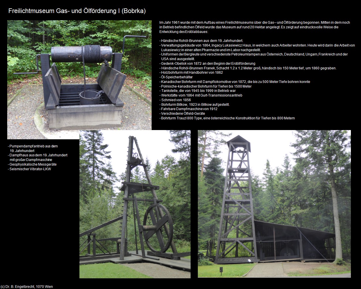 Freilichtmuseum Gas- und Ölförderung I (Bobrka) in Kulturatlas-POLEN-Galizien