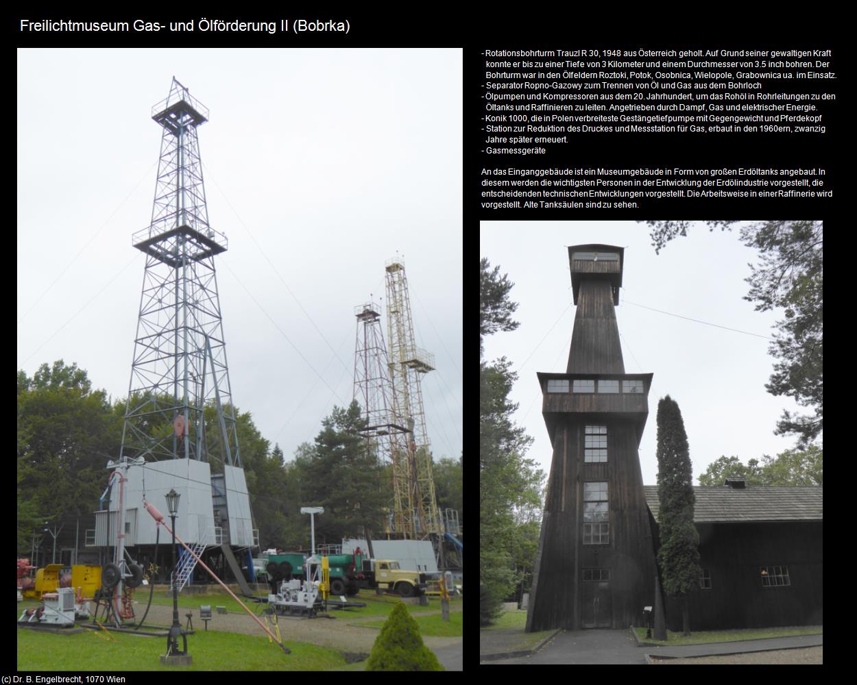 Freilichtmuseum Gas- und Ölförderung II (Bobrka) in POLEN-Galizien