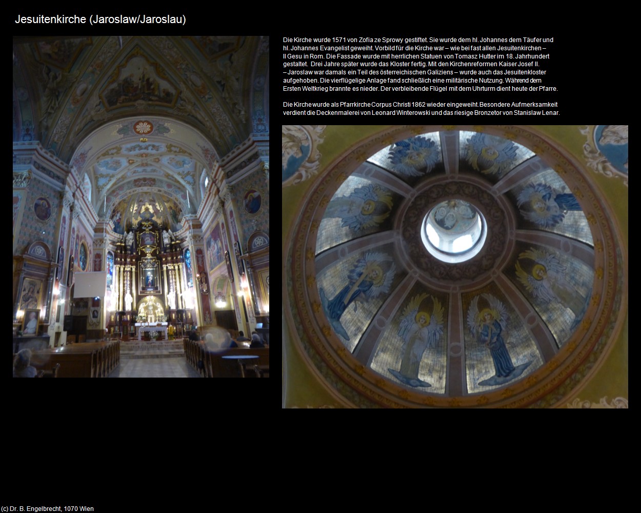 Jesuitenkloster und -kirche (Jaroslaw/Jaroslau) in Kulturatlas-POLEN-Galizien