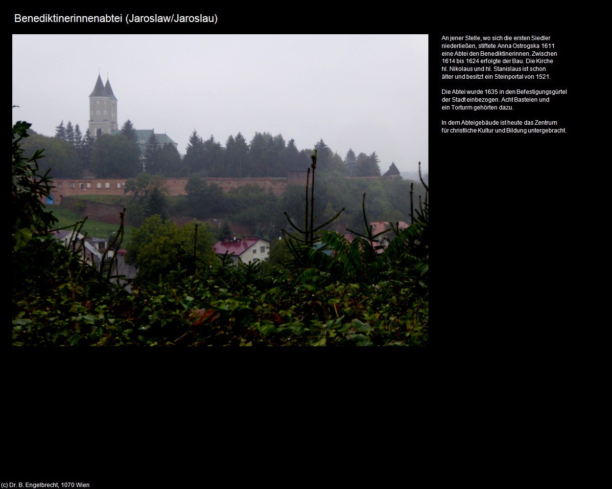 Benediktinerinnenabtei (Jaroslaw/Jaroslau) in Kulturatlas-POLEN-Galizien