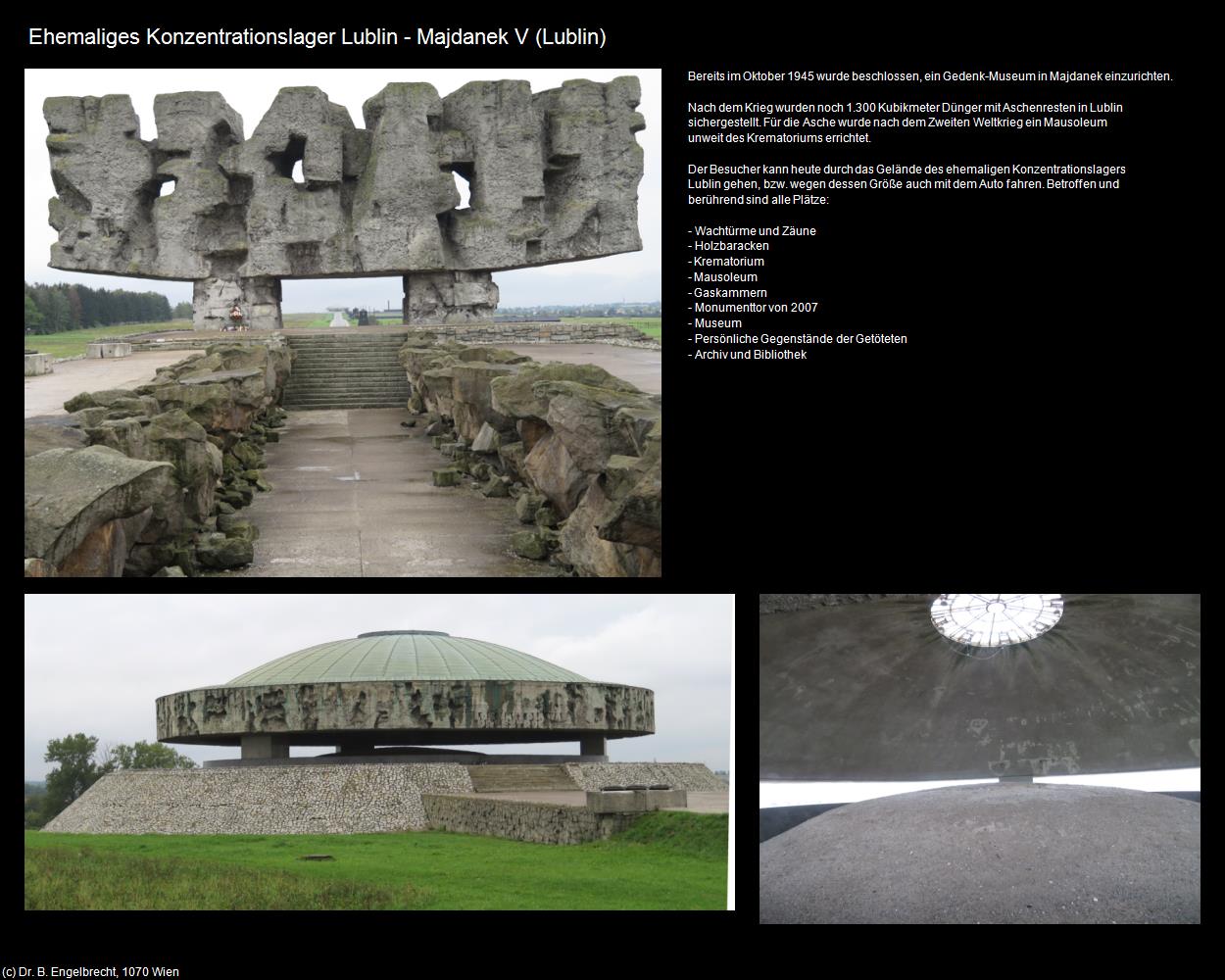 Ehem. Konzentrationslager Lublin - Majdanek V (Lublin) in POLEN-Galizien