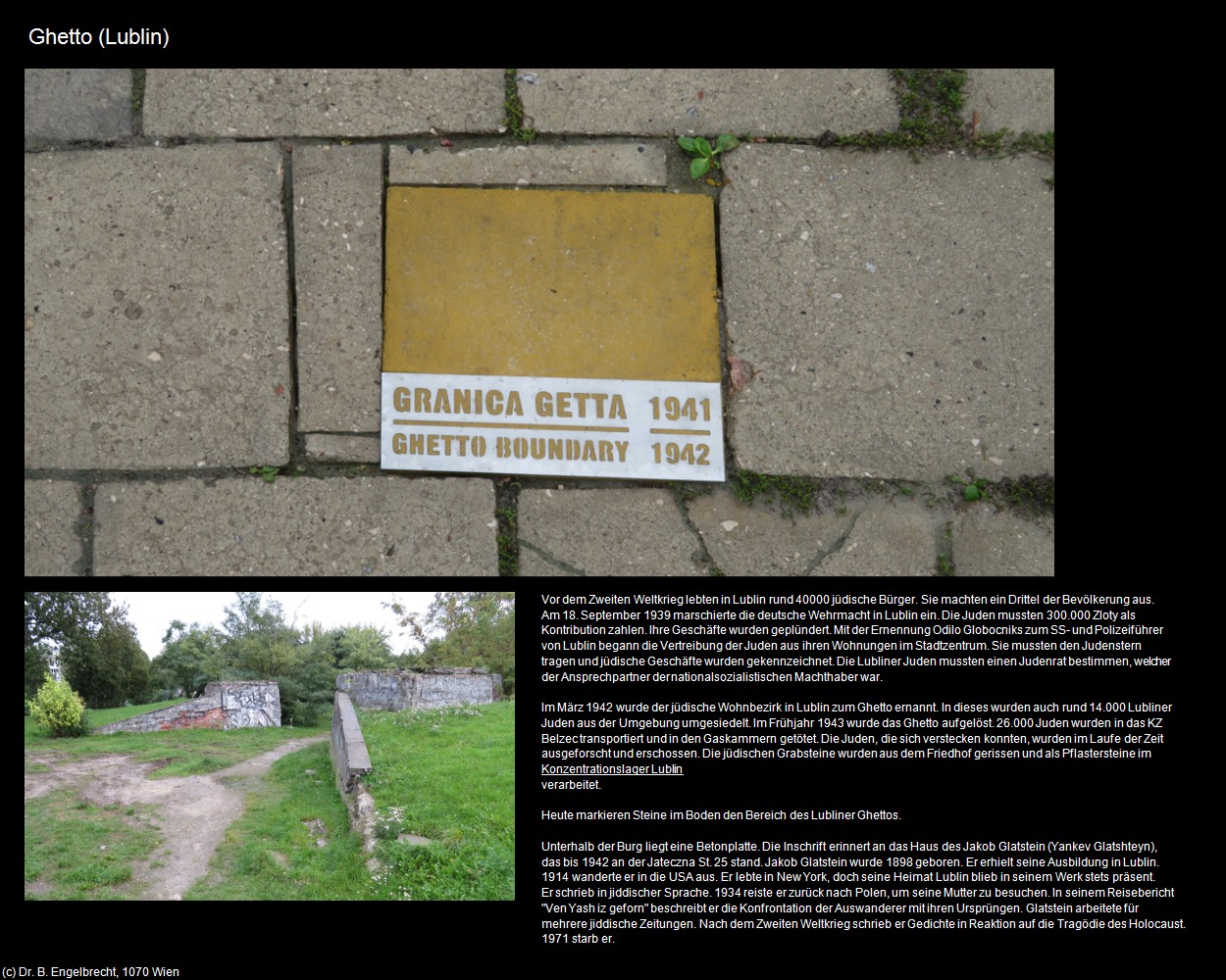 Ghetto (Lublin) in Kulturatlas-POLEN-Galizien(c)B.Engelbrecht