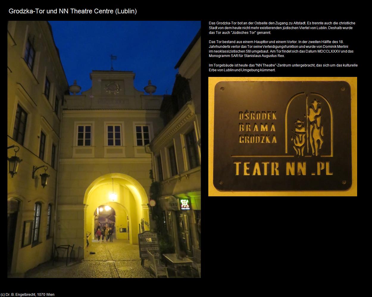 Grodzka-Tor und NN Theatre Centre (Lublin) in POLEN-Galizien
