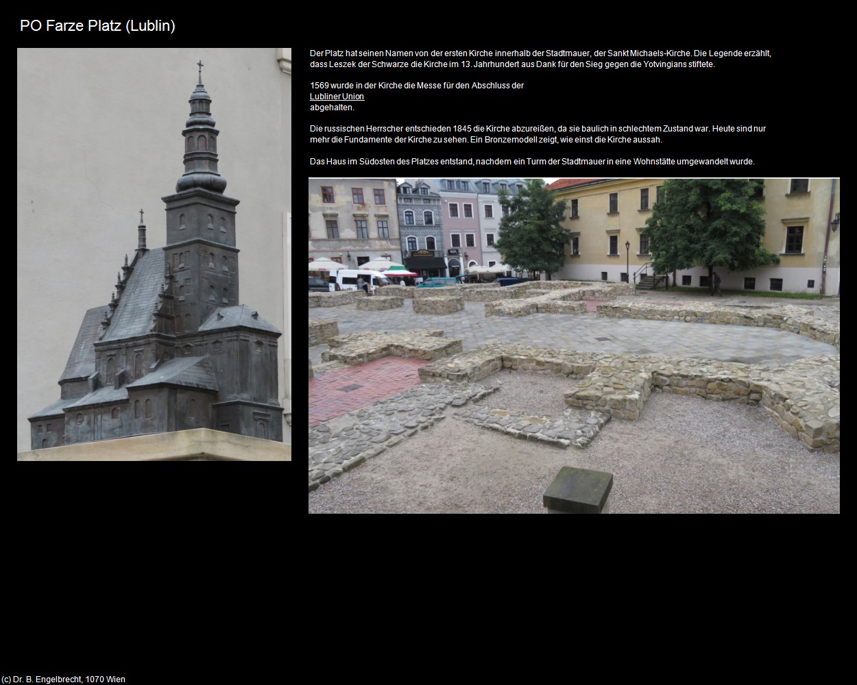 PO Farze Platz (Lublin) in Kulturatlas-POLEN-Galizien(c)B.Engelbrecht