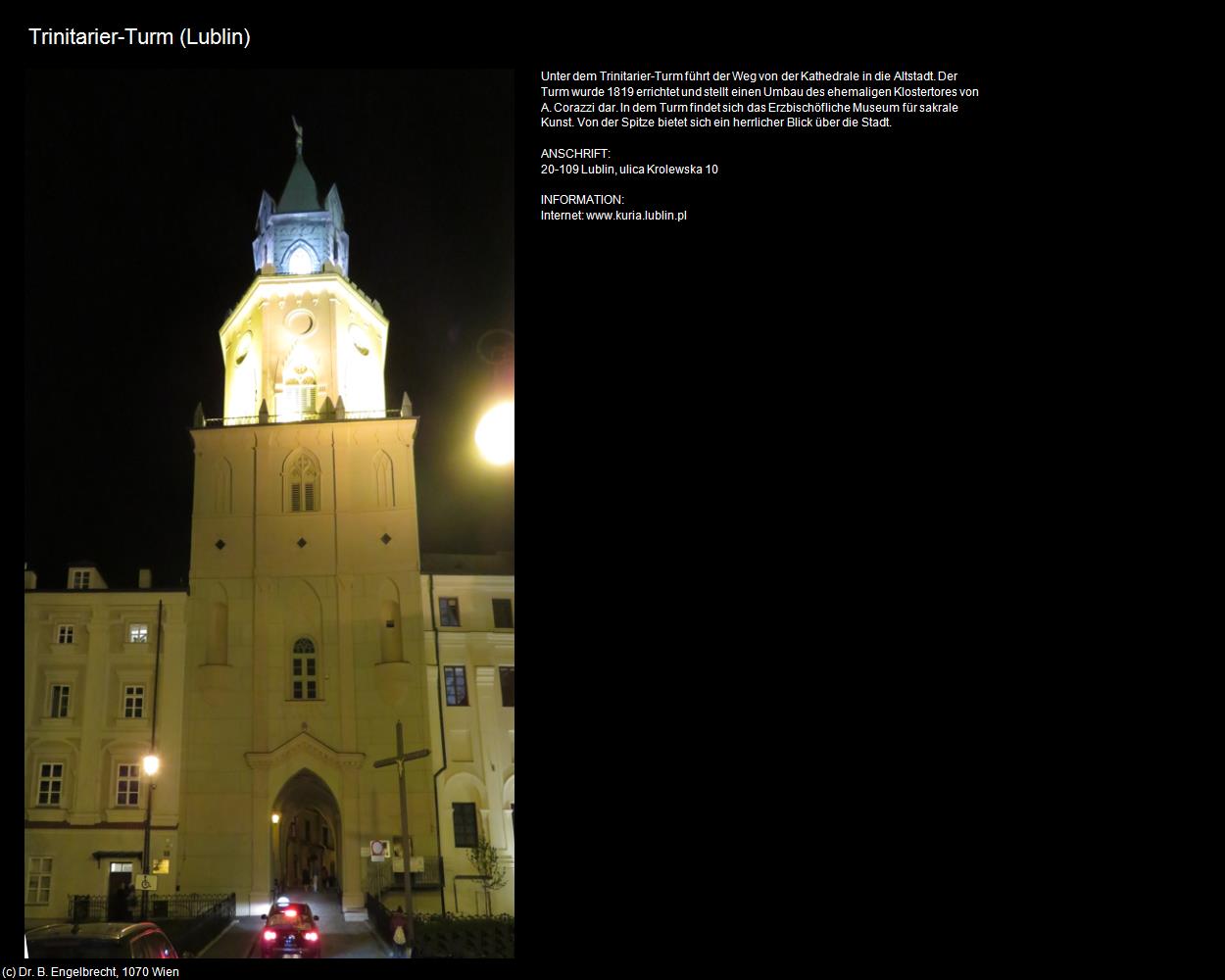 Trinitarier-Turm (Lublin) in POLEN-Galizien