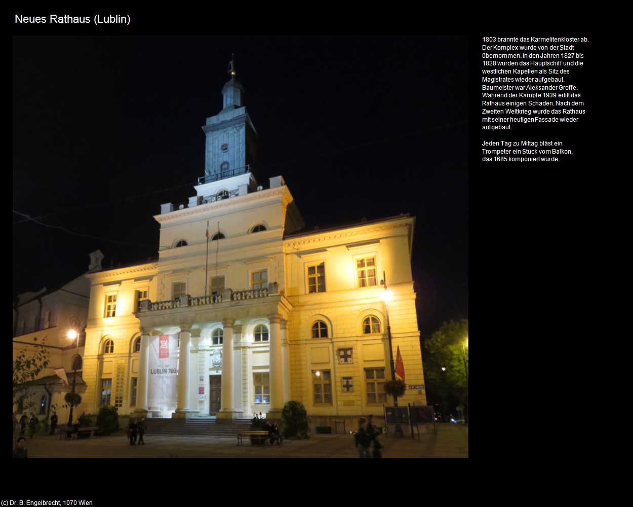 Neues Rathaus (Lublin) in Kulturatlas-POLEN-Galizien