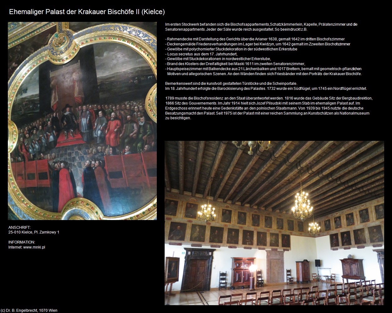 Ehem. Palast der Krakauer Bischöfe II (Kielce) in Kulturatlas-POLEN-Galizien