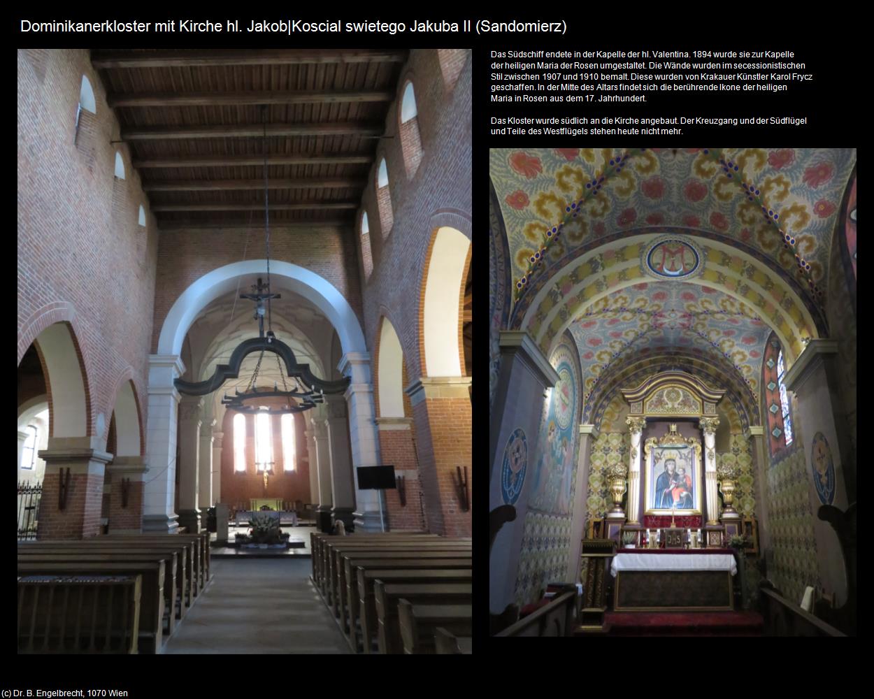 Dominikanerkloster mit Kirche hl. Jakob II (Sandomierz) in POLEN-Galizien