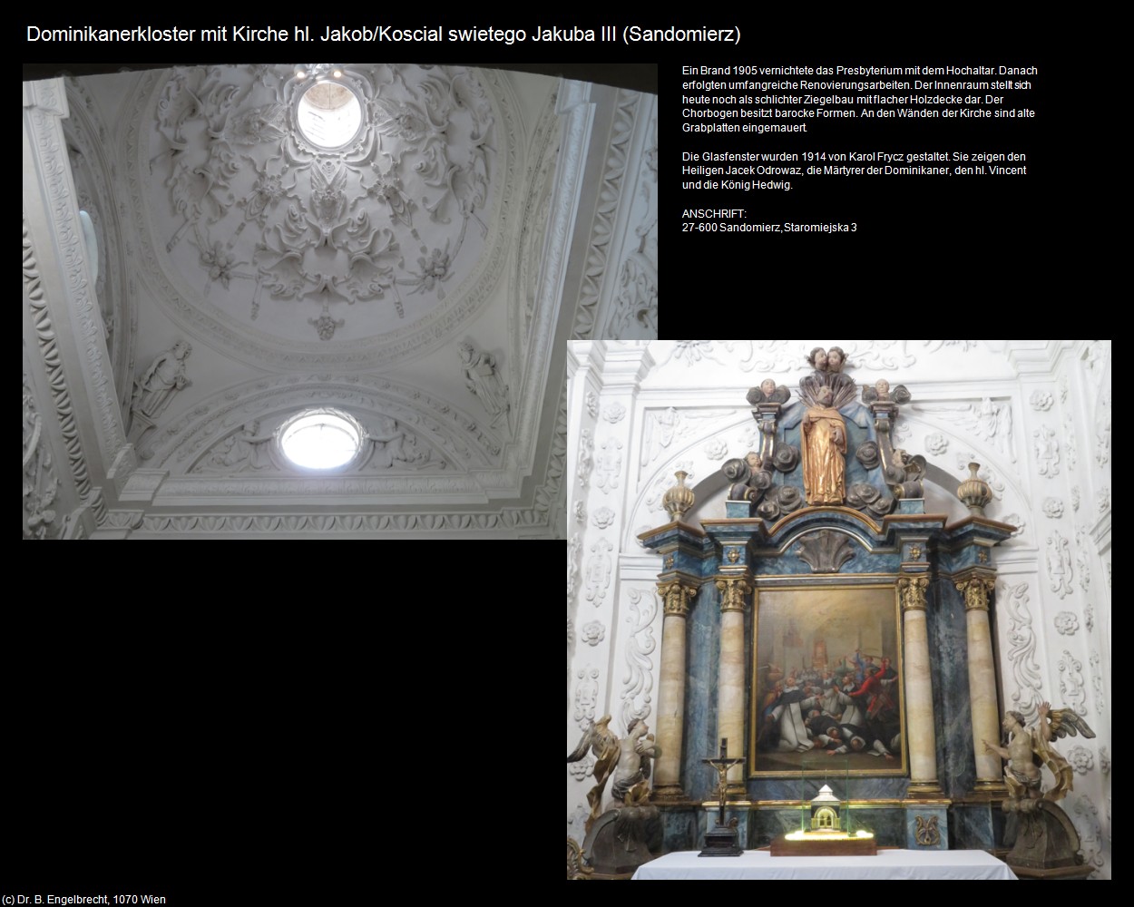 Dominikanerkloster mit Kirche hl. Jakob III (Sandomierz) in Kulturatlas-POLEN-Galizien