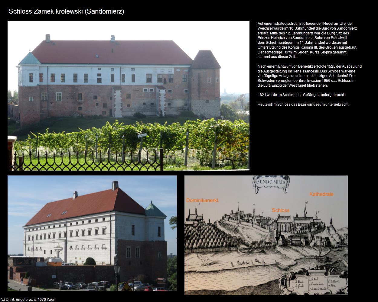 Schloss Sandomierz (Sandomierz) in POLEN-Galizien