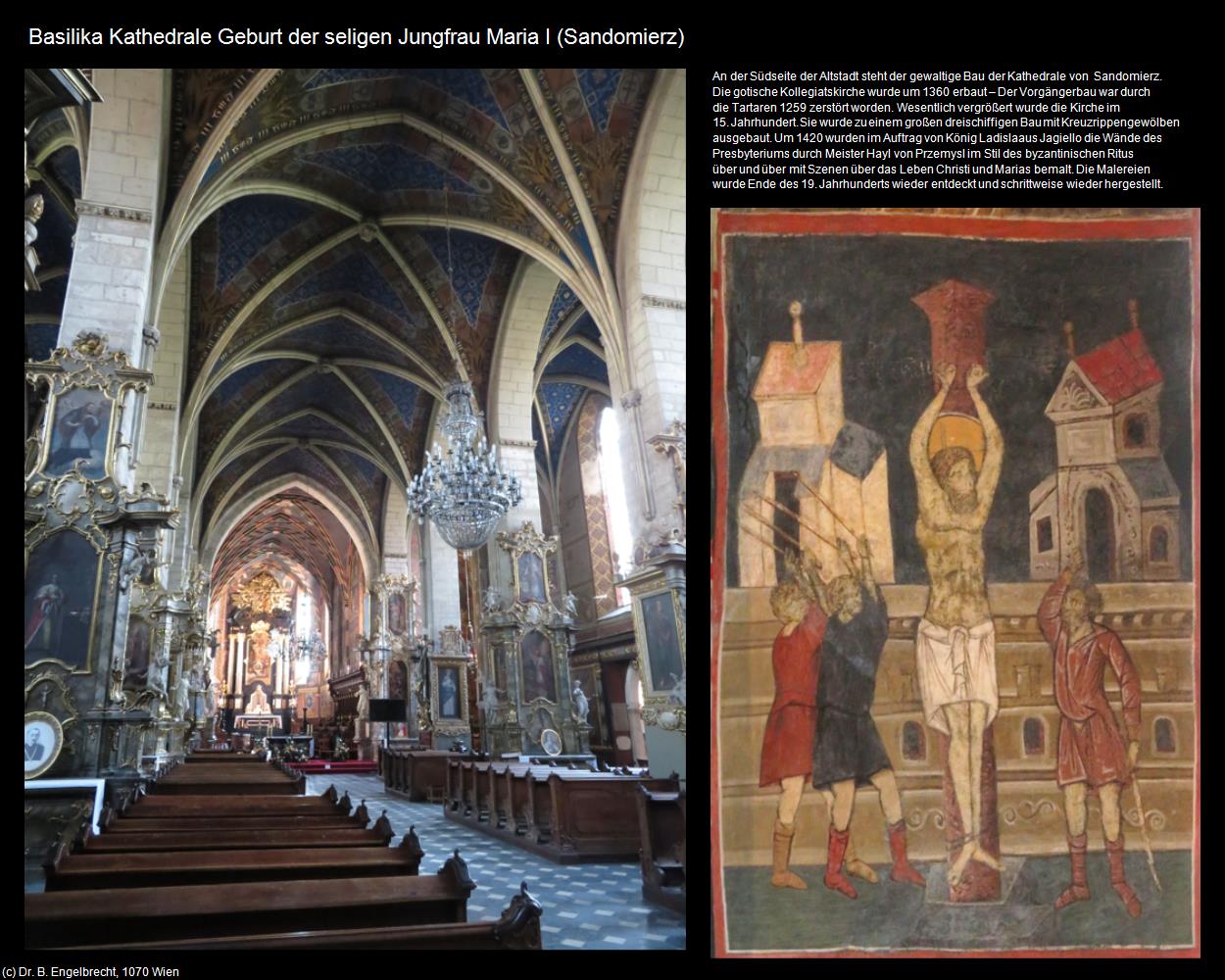 Basilika Kathedrale Geburt der seligen Jungfrau Maria I  (Sandomierz) in POLEN-Galizien