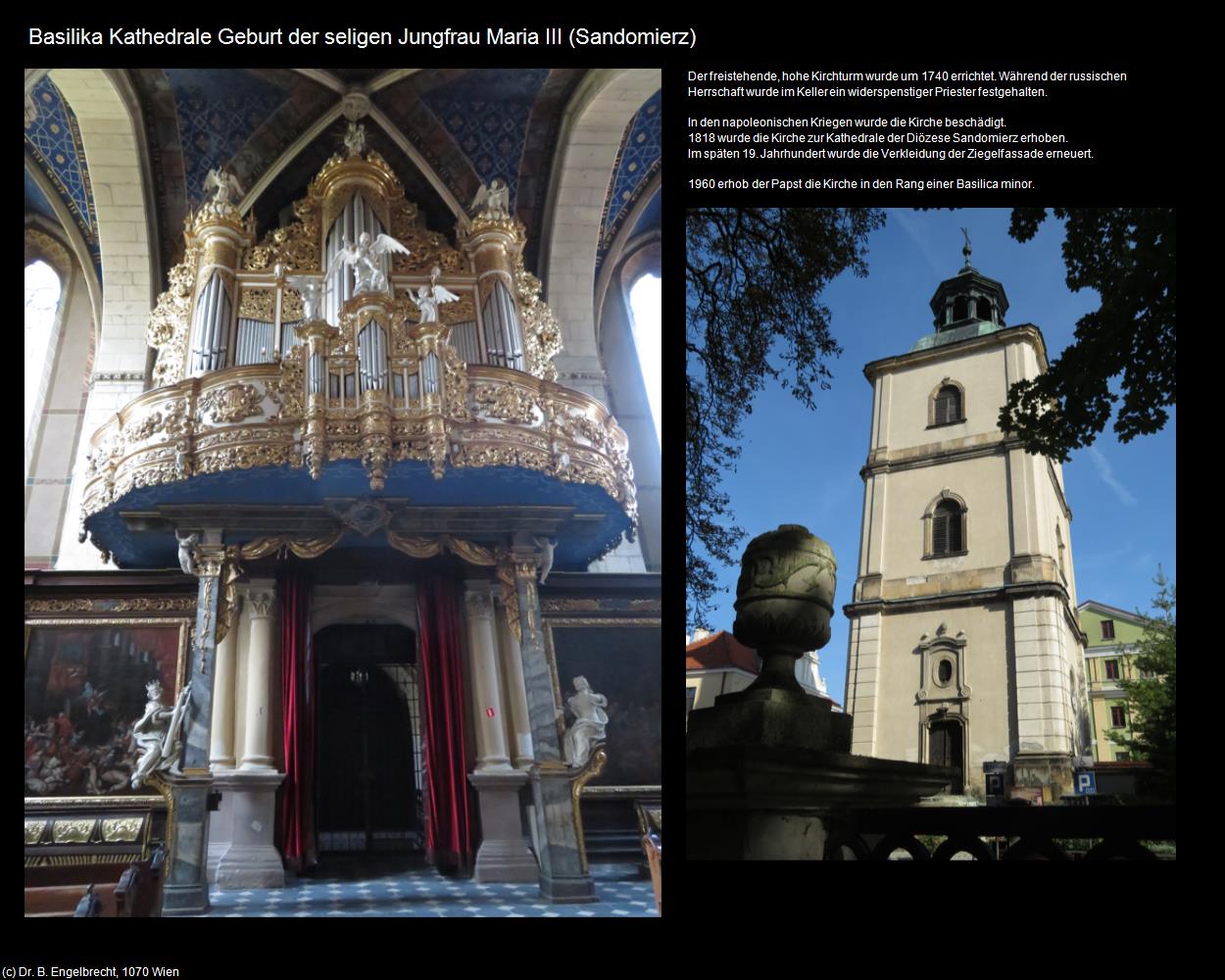 Basilika Kathedrale Geburt der seligen Jungfrau Maria III (Sandomierz) in POLEN-Galizien