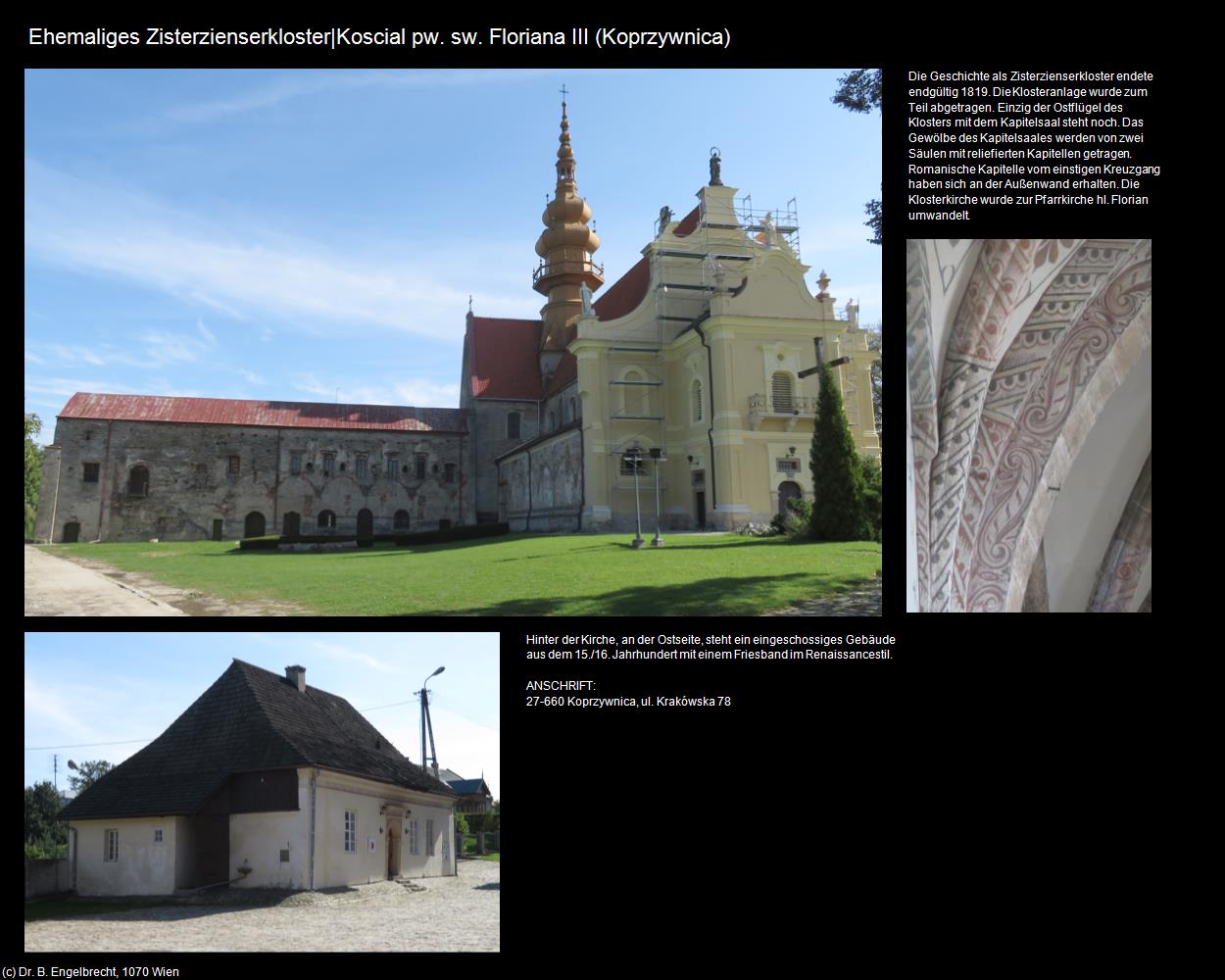 Ehem. Zisterzienserkloster III (Koprzywnica) in POLEN-Galizien