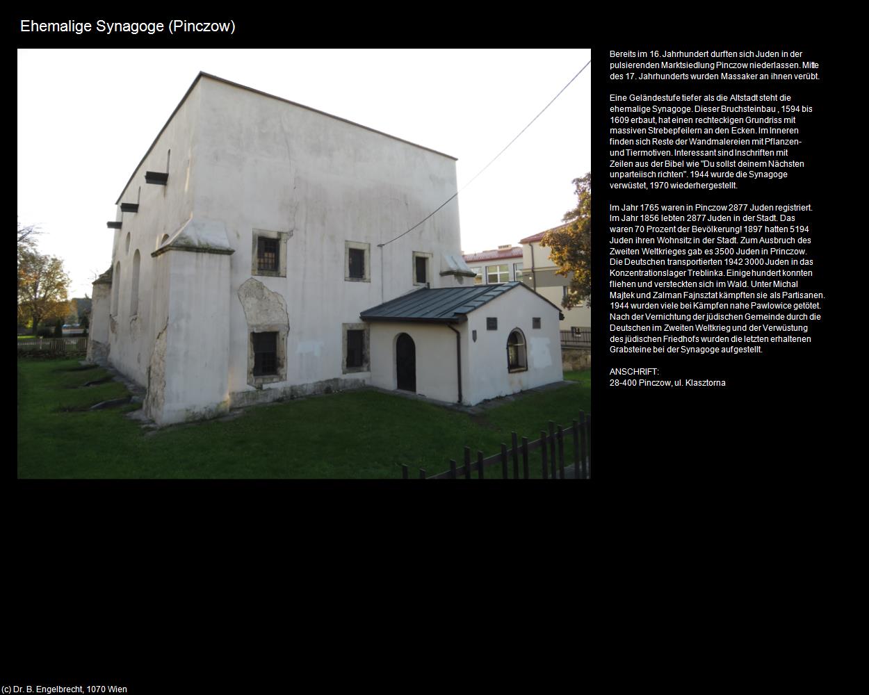 Ehem. Synagoge (Pinczow) in POLEN-Galizien