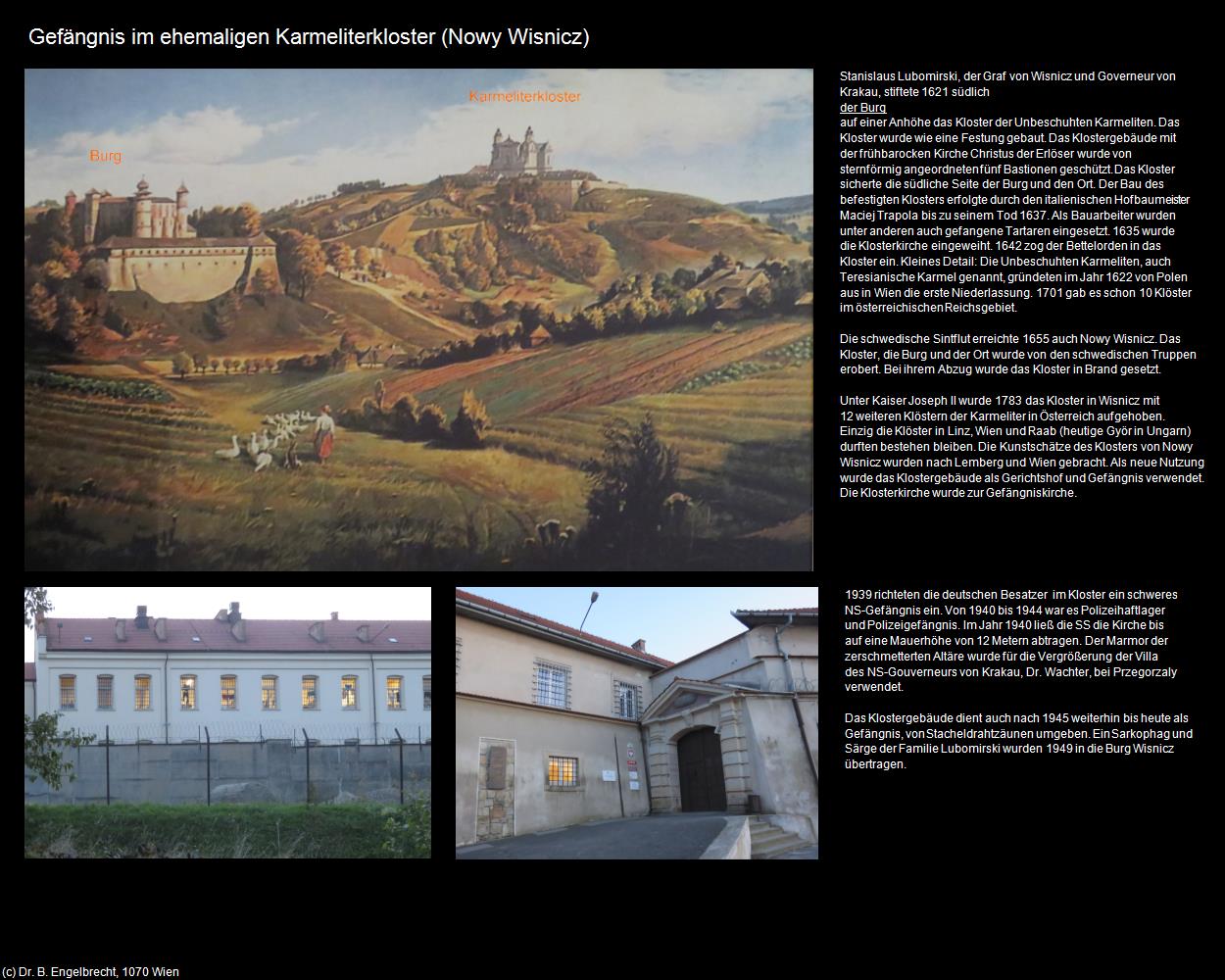 Gefängnis in ehemaligen Karmeliterkloster (Nowy Wisnicz) in POLEN-Galizien(c)B.Engelbrecht