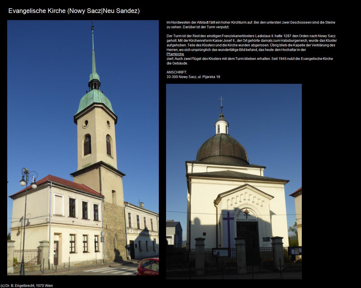 Evangelische Kirche (Nowy Sacz|Neu Sandez) in POLEN-Galizien(c)B.Engelbrecht
