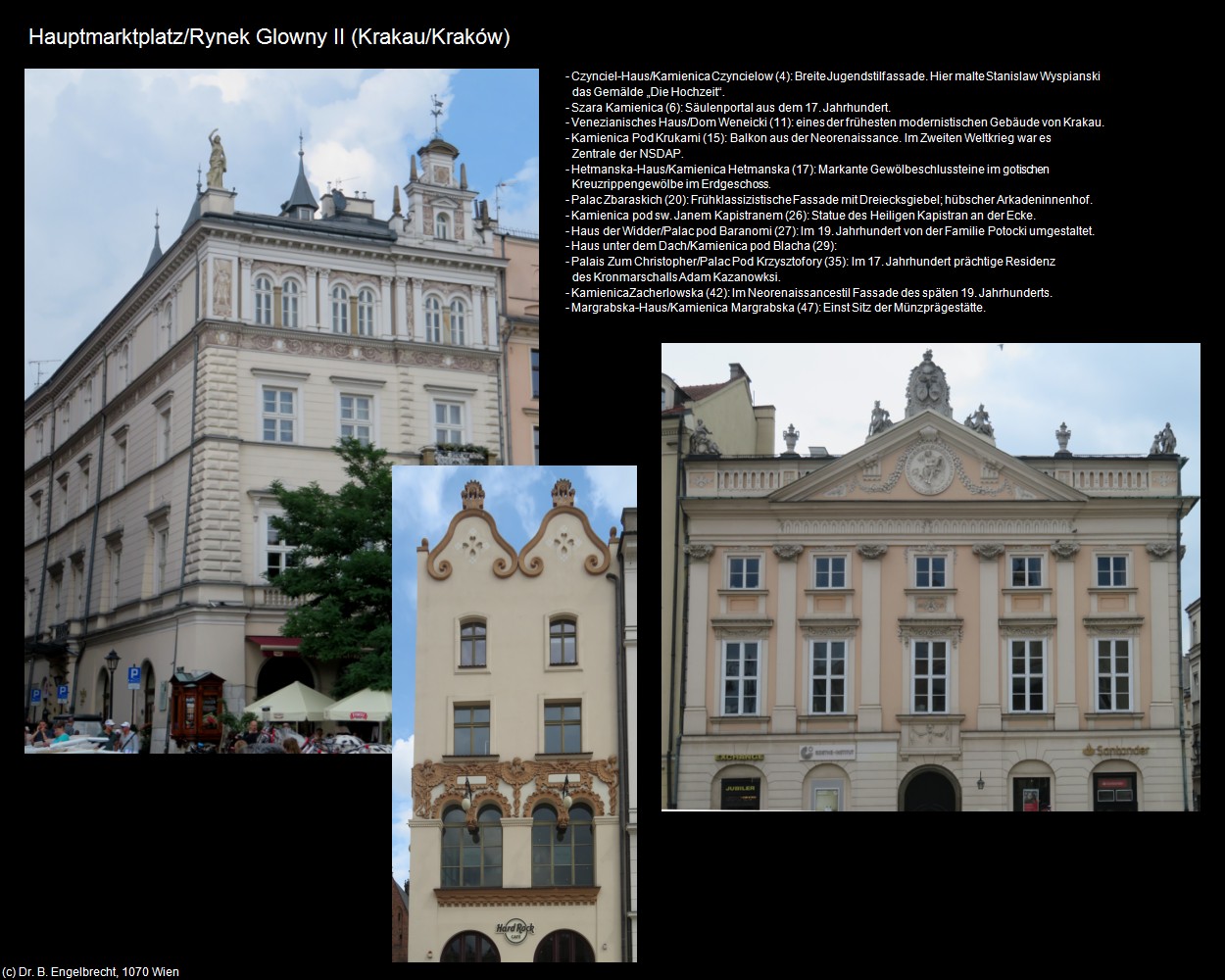 Hauptmarktplatz/Rynek Glowny II   (Krakau/Krakow) in Kulturatlas-POLEN-Galizien