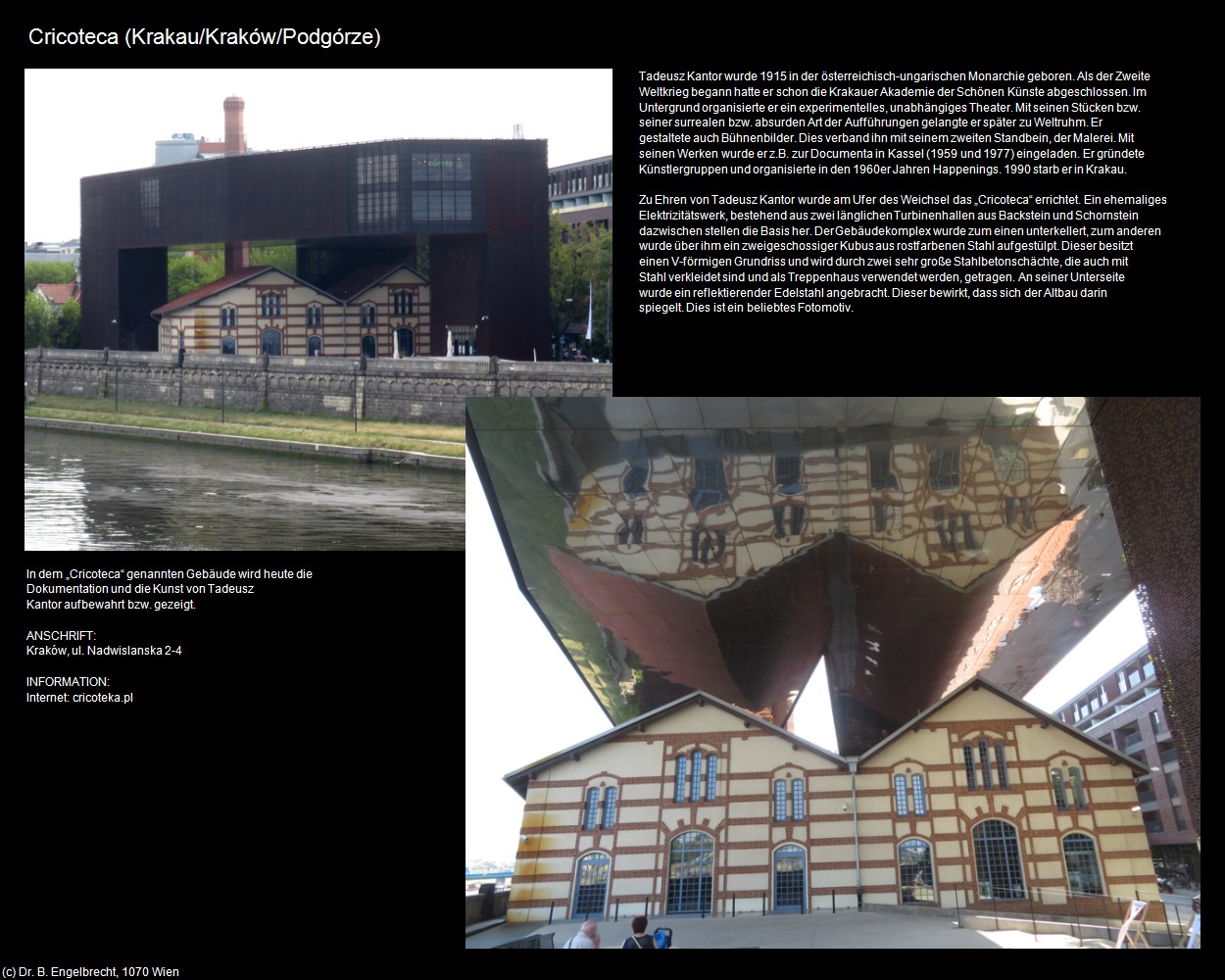Cricoteca (Podgórze Duchackie) (Krakau/Krakow) in Kulturatlas-POLEN-Galizien