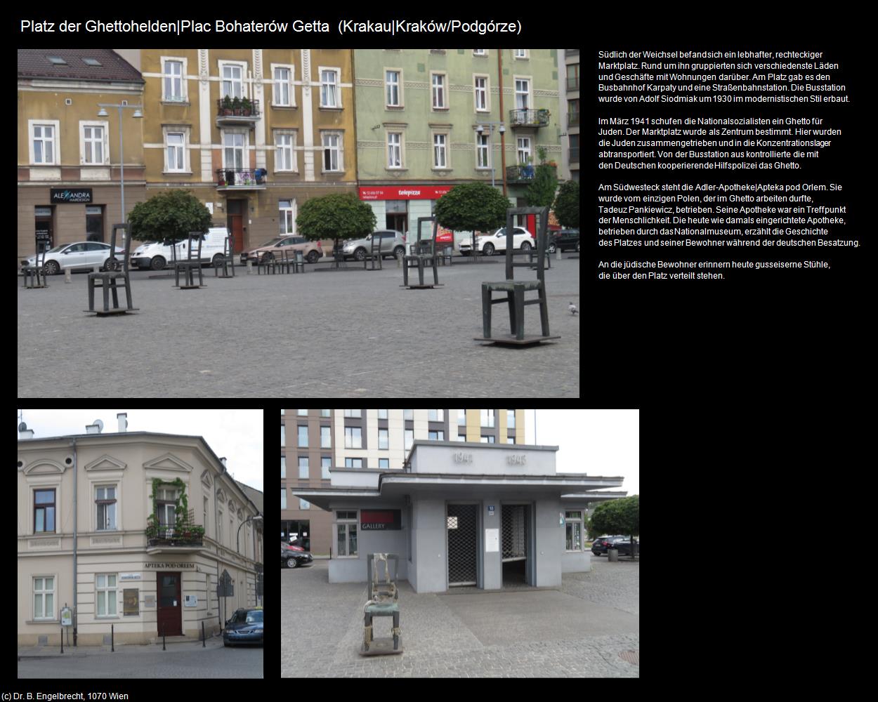 Platz der Ghettohelden (Podgórze Duchackie) (Krakau|Krakow) in POLEN-Galizien