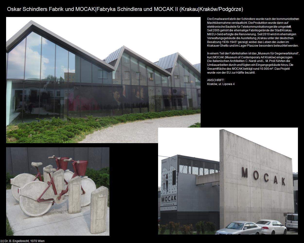 Oskar Schindlers Fabrik und MOCAK II (Podgórze Duchackie)   (Krakau|Krakow) in POLEN-Galizien