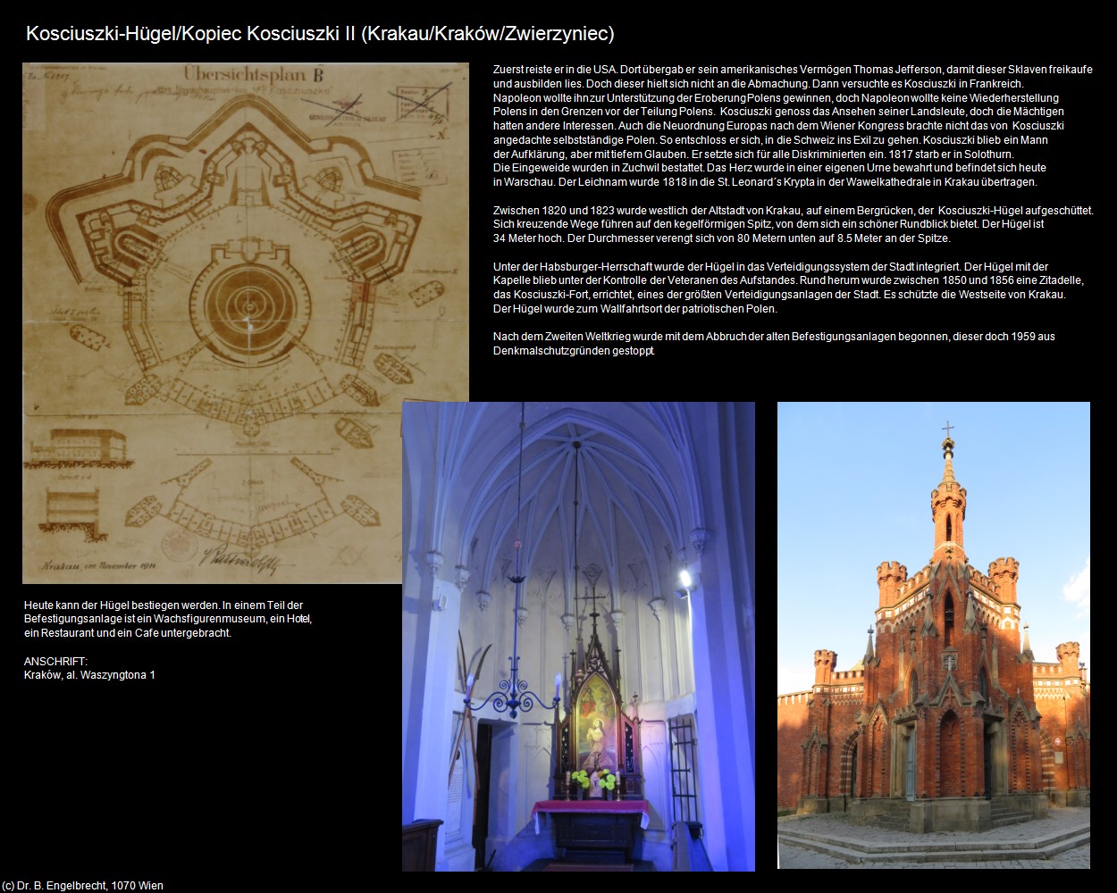 Kosciuszki-Hügel II (Zwierzyniec) (Krakau/Krakow) in Kulturatlas-POLEN-Galizien