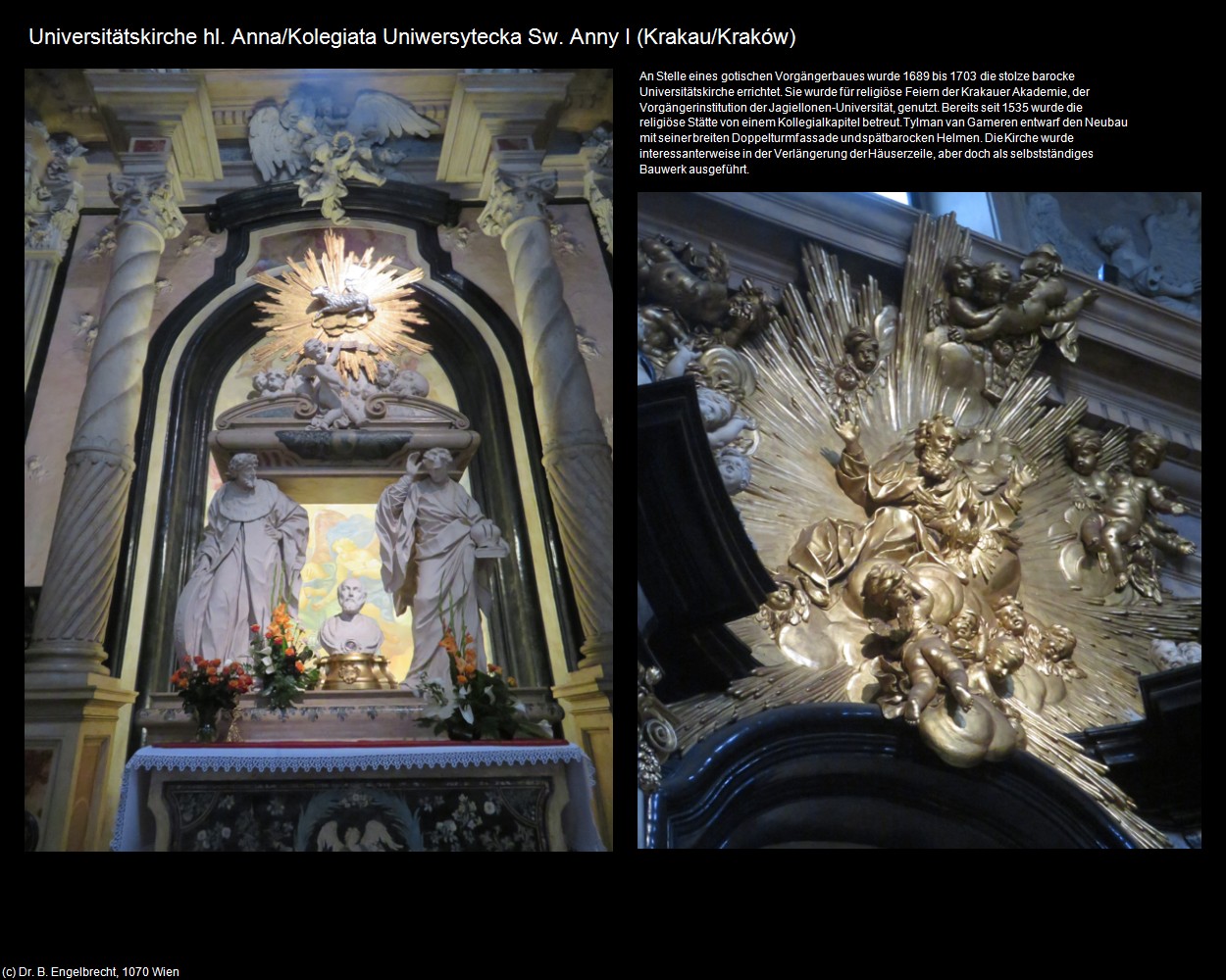 Universitätskirche hl. Anna I   (Krakau/Krakow) in Kulturatlas-POLEN-Galizien