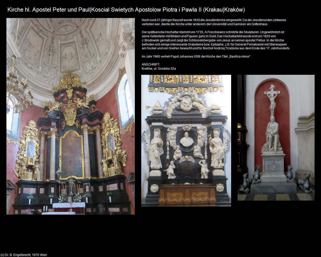 Kirche hl. Apostel Peter und Paul II   (Krakau|Krakow) in POLEN-Galizien