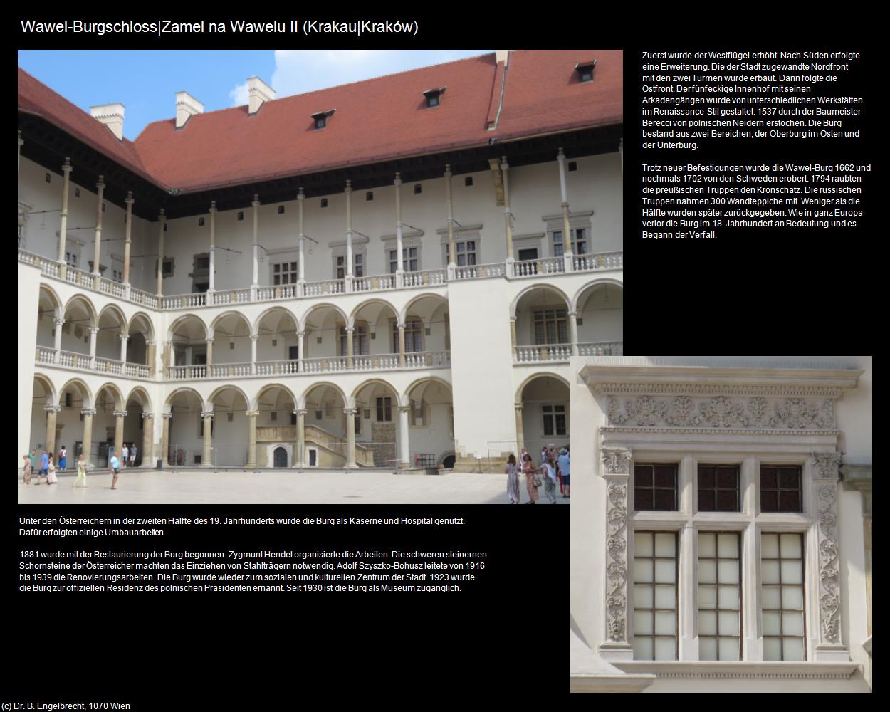Wawel-Burgschloss II   (Krakau|Krakow) in POLEN-Galizien