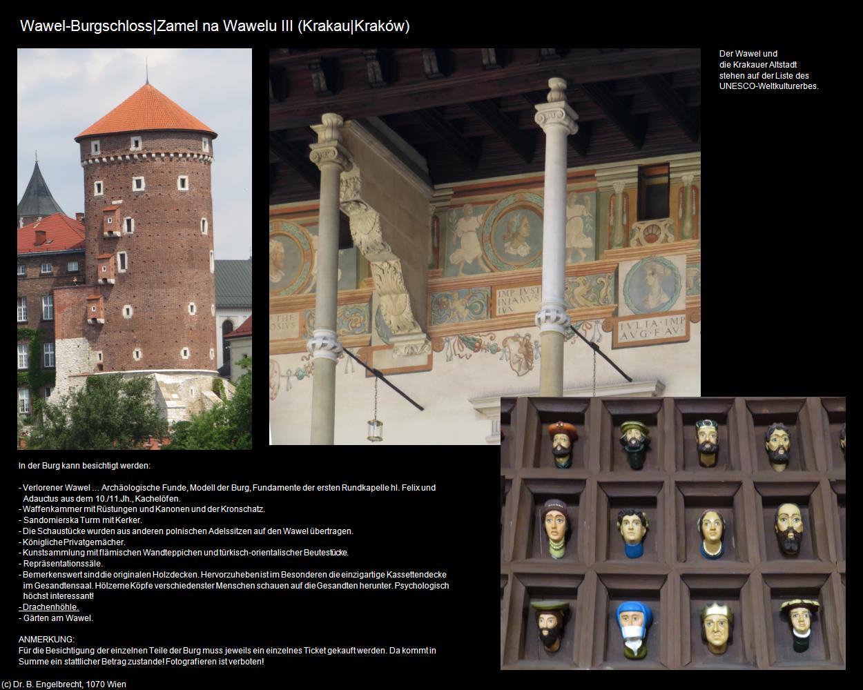Wawel-Burgschloss III  (Krakau|Krakow) in POLEN-Galizien(c)B.Engelbrecht
