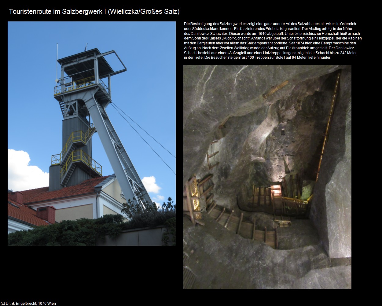 Touristenroute im Salzbergwerk I   (Wieliczka/Großes Salz) in Kulturatlas-POLEN-Galizien